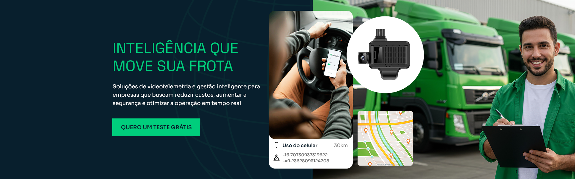 Inteligência que move sua frota - Wisevia